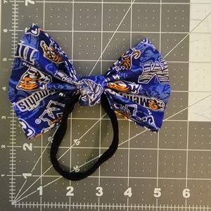 Memphis Tigers Handmade Nylon Hairbow